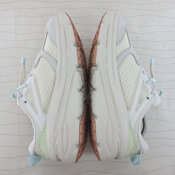 Hoka Womens Bondi B3LS Oat Milk Running Sneaker Shoes 1155351-OKT Size 12 NEW - Picture 7 of 10